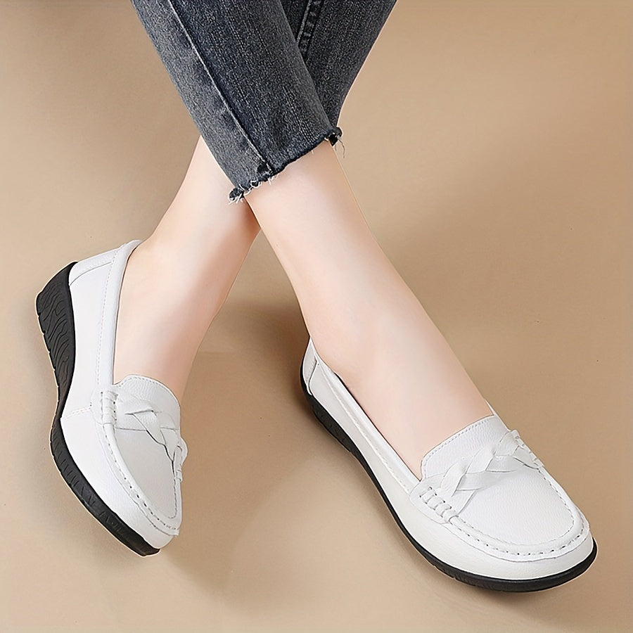 Damskie wygodne mokasyny na co dzień i na czas wolny – styl penny loafer