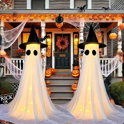 Figure LED fantasmi di Halloween – Decorazioni per festa e casa
