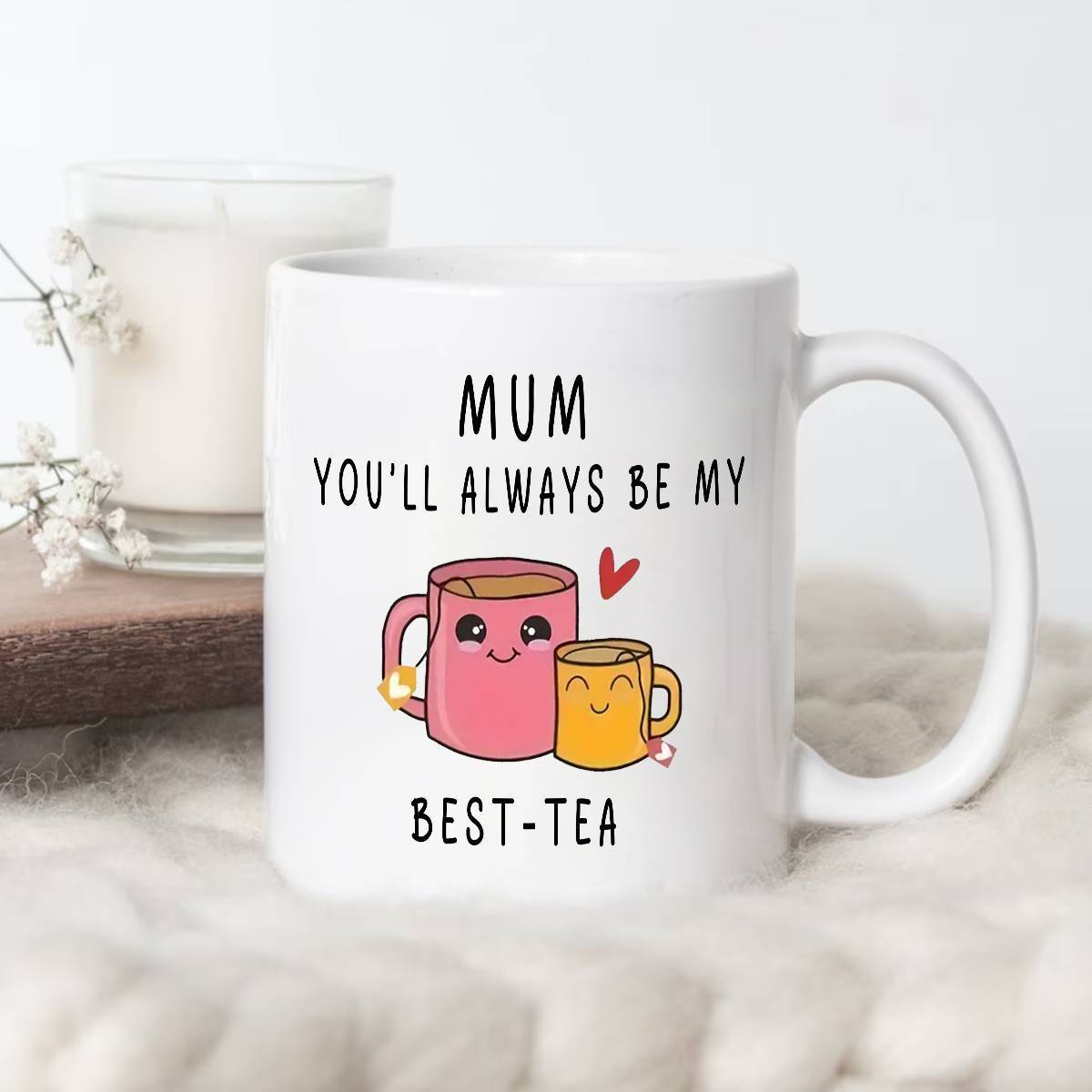 Tazza regalo da donna per mamma con frase e divertente design a tazza da tè – Perfetta per la Festa della Mamma o il compleanno