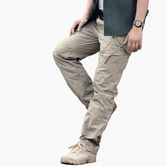 Herr taktisk cargo outdoorbyxa för äventyr, arbete & fritid – Sportig utility-stil