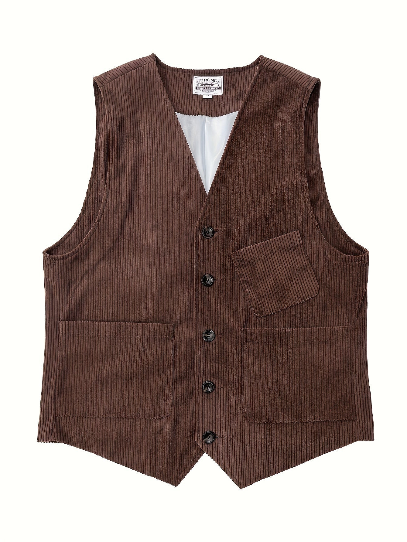 Herren Business Weste im Vintage-Look für Büro und Freizeit