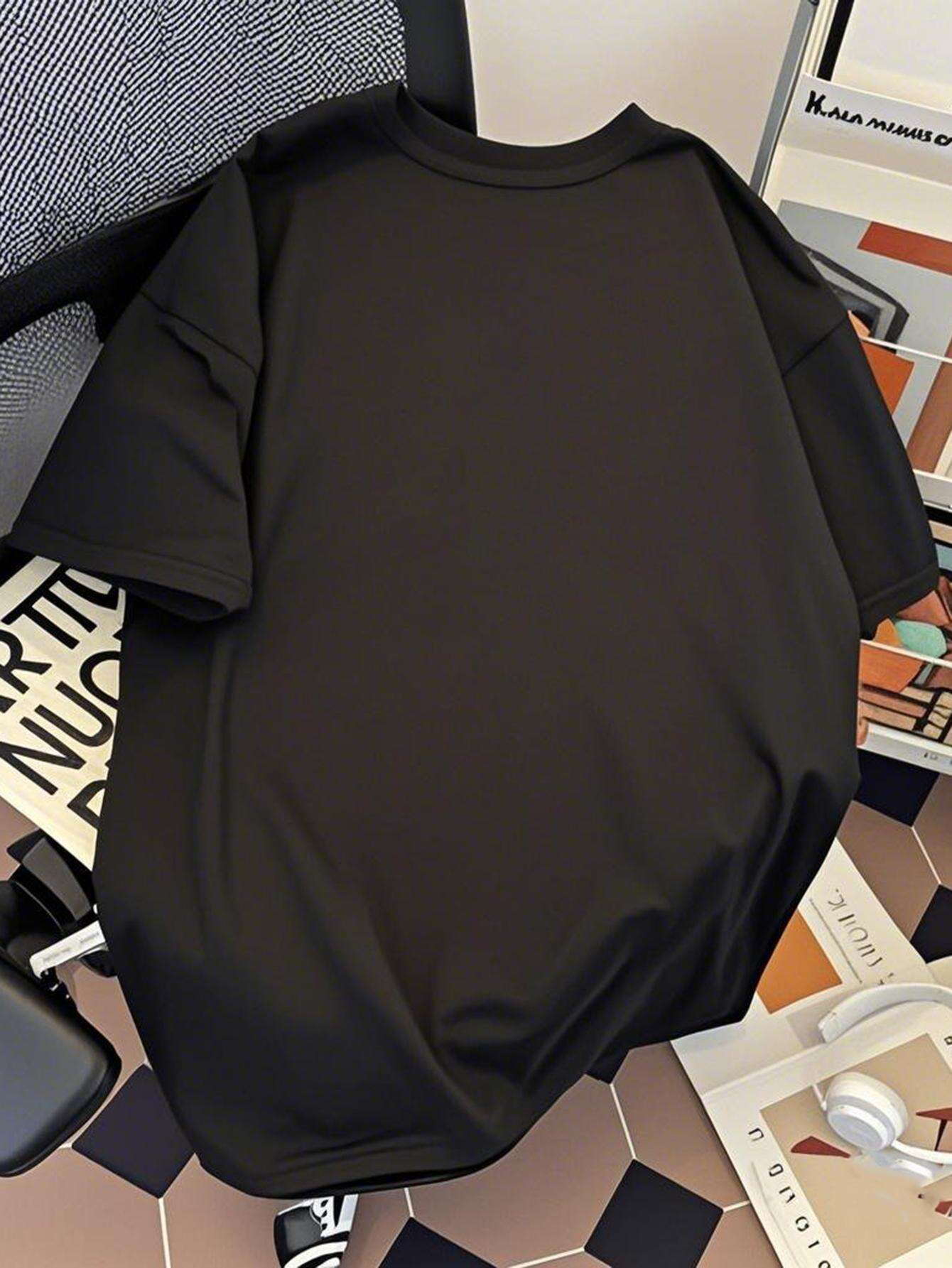 Camiseta urbana para hombre con estampado de oso y diseño urbano – Camiseta moderna para tiempo libre