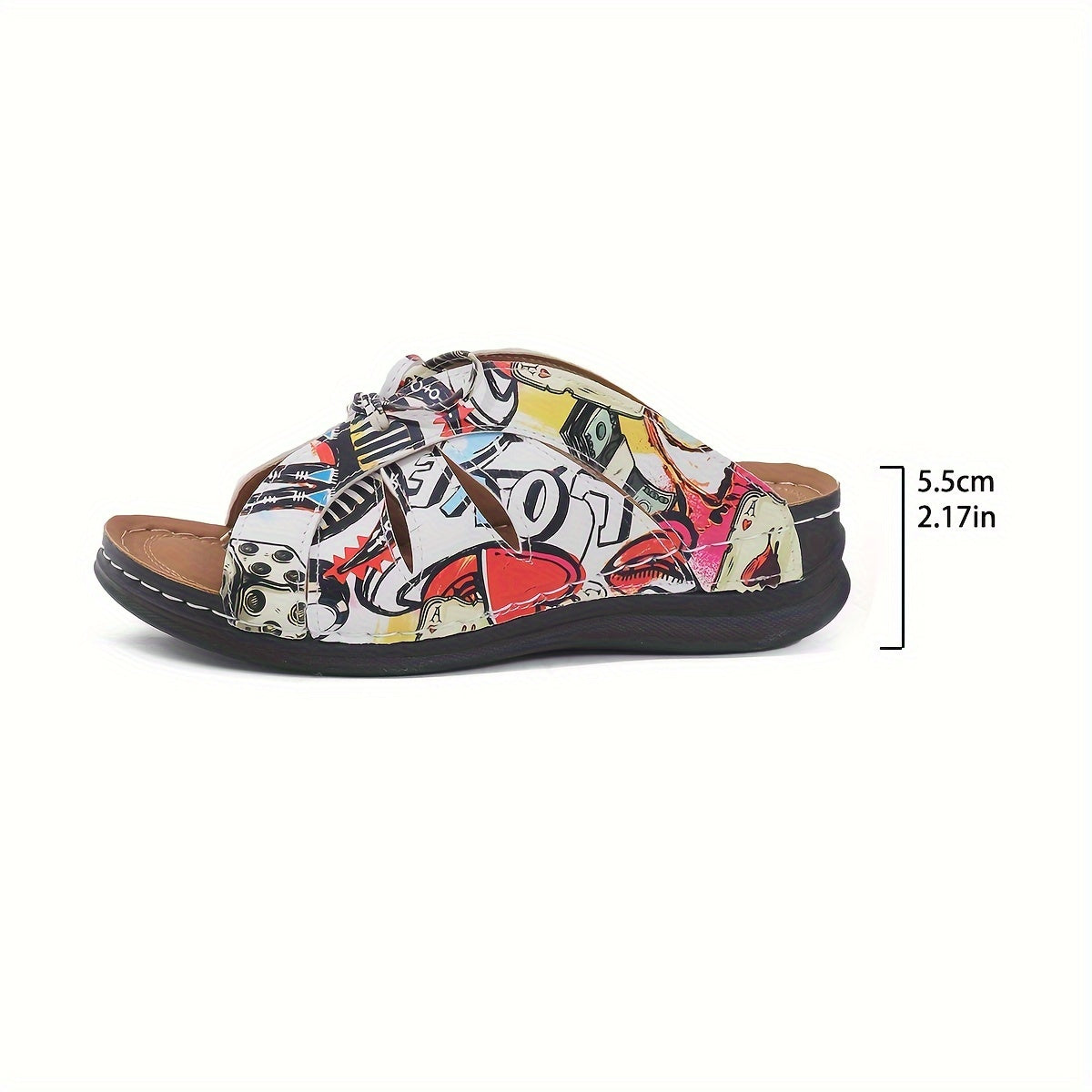 Damen Komfort-Sandalen mit Schleifen-Design für Freizeit & Alltag – Offene Zehen, Sommer, Bequemer Einstieg