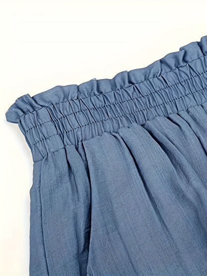 Dame sommershorts med heklet blonde – fritid og ferie, normal passform