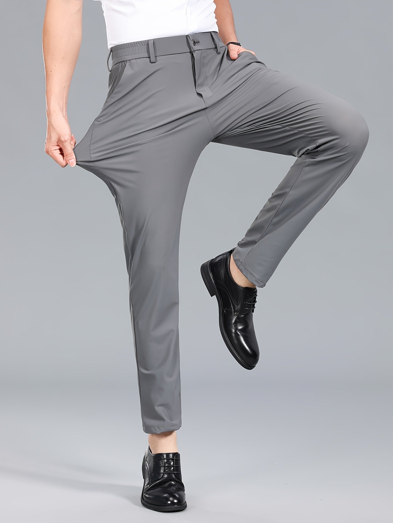 Pantaloni da uomo elasticizzati per business – Comodi pantaloni da completo per ufficio e uso quotidiano