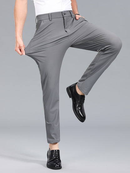 Pantaloni da uomo elasticizzati per business – Comodi pantaloni da completo per ufficio e uso quotidiano