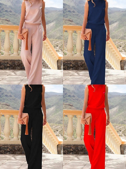 Dam Elegant Ärmellös Jumpsuit för fritid och speciella tillfällen