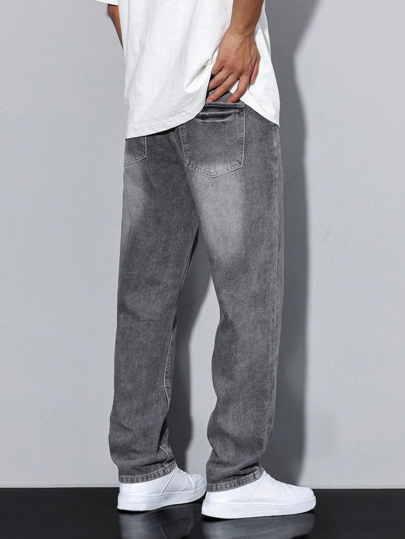 Herre Relaxed Fit casual jeans – Behagelige fritidsbukser med lige ben til hverdag og kontor