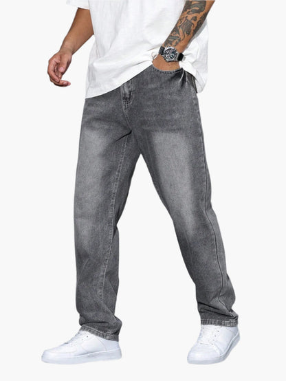 Herre Relaxed Fit casual jeans – Behagelige fritidsbukser med lige ben til hverdag og kontor