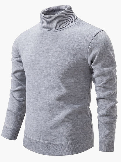 Herren Rollkragenpullover Slim Fit – Stilvoller Strickpullover für Alltag und Büro