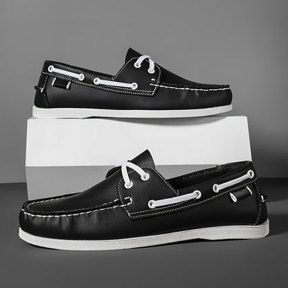Męskie mokasyny żeglarskie na co dzień i do pracy – klasyczne mokasynowe mokasyny typu slip-on