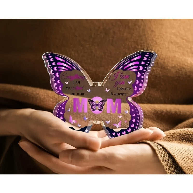 Dekorative Schmetterling-Figur für Mütter mit inspirierender Botschaft – Geschenk für Frauen, Muttertag, Geburtstag, Wohnzimmer Deko