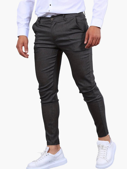 Herren Slim Fit Businesshose – Eleganter Anzugstil für Büro & Alltag