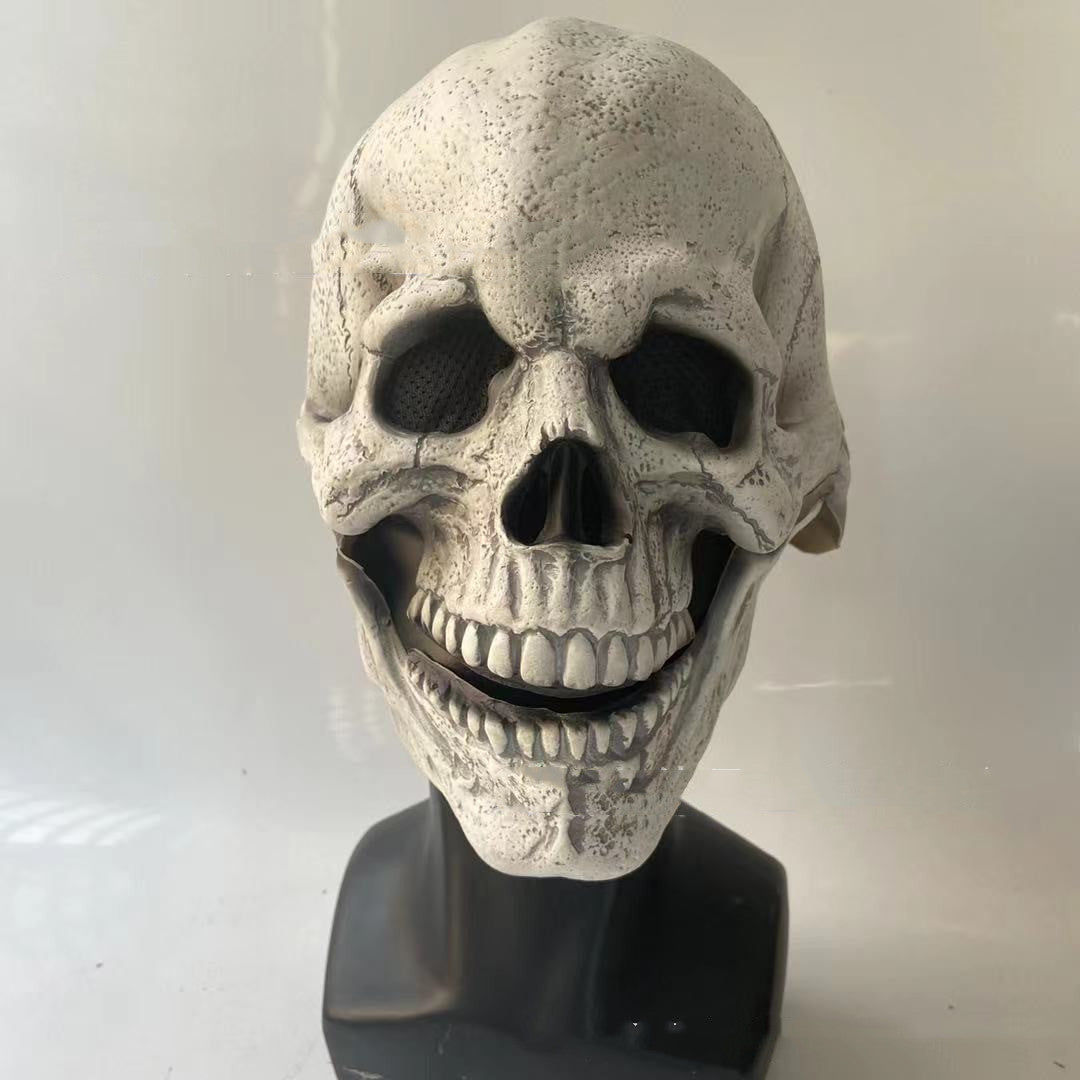 Halloween Skräckmask för vuxna – Skrämmande clownansiktsmask för kostym & dekoration