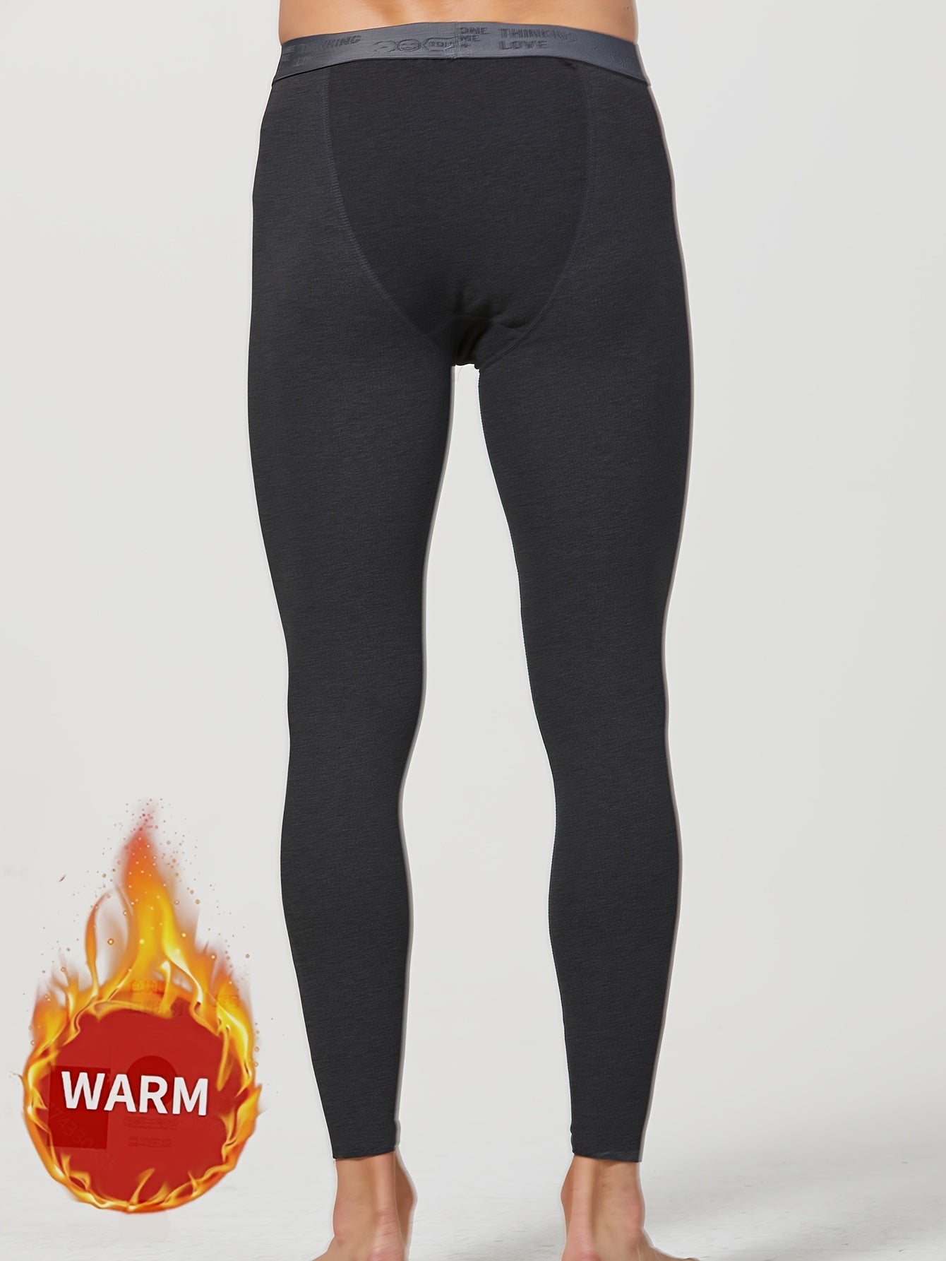 Herren Thermounterhose 3er-Pack, Lang & Warm, mit Gummibund