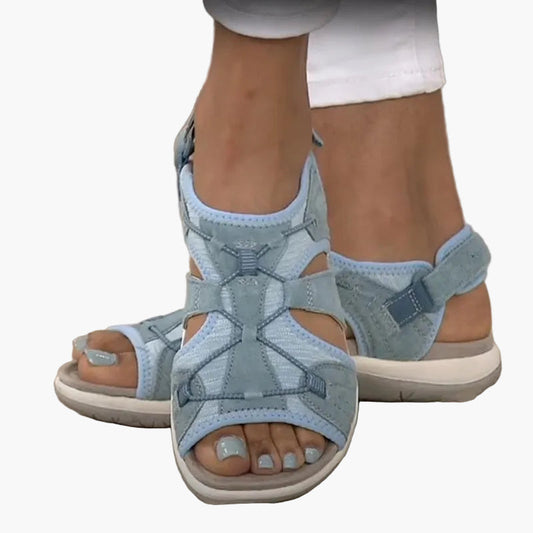 Dame outdoor komfort-sandaler til fritid og gåture – Sporty look, ergonomisk støtte
