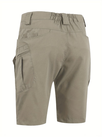 Pantaloncini funzionali da uomo per attività all'aperto con tasche e cintura – Pantaloni da trekking e tempo libero