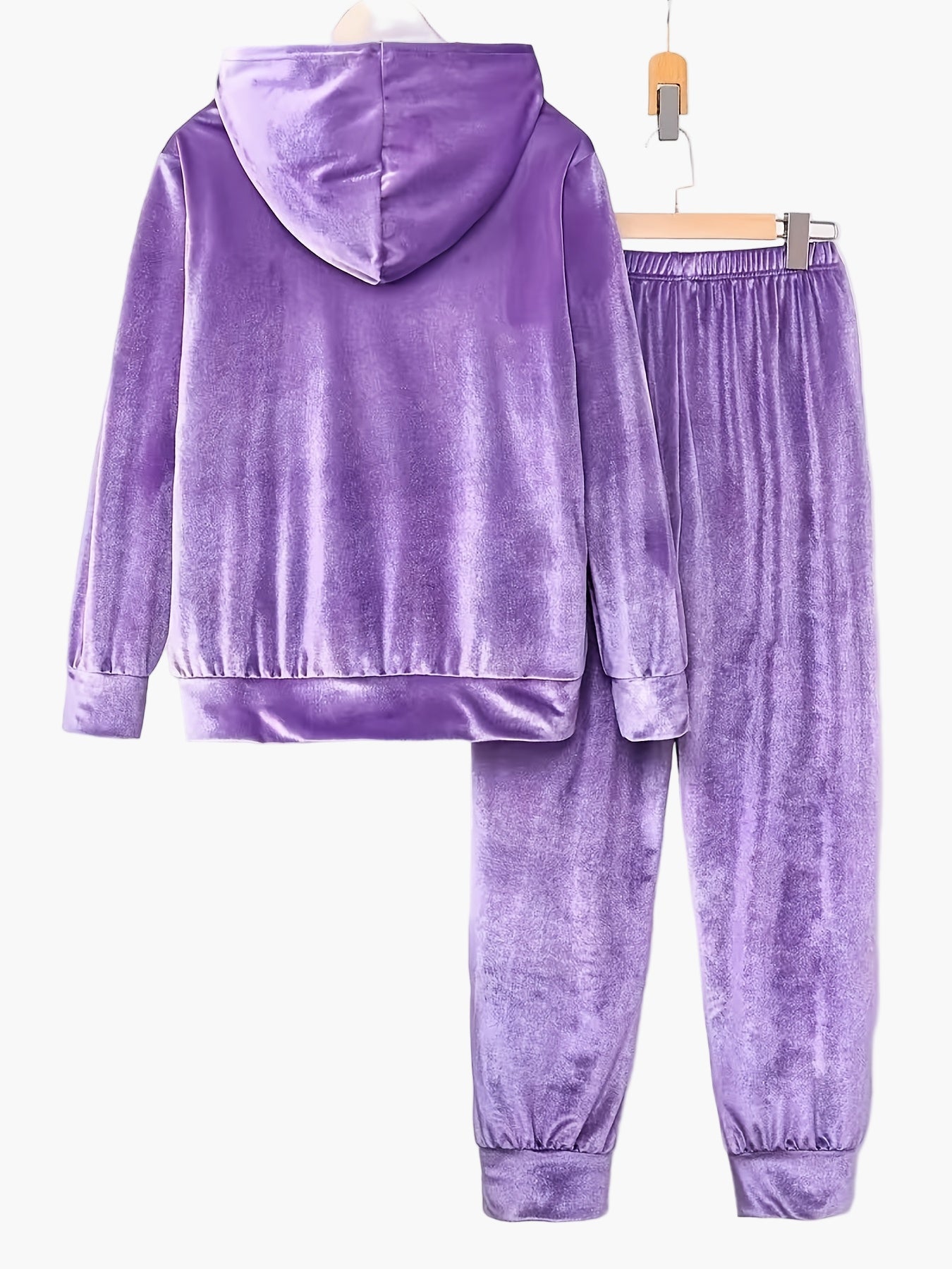 Conjunto de casa casual para mujer con sudadera con capucha y pantalón de jogging – Conjunto cómodo de lounge y entrenamiento