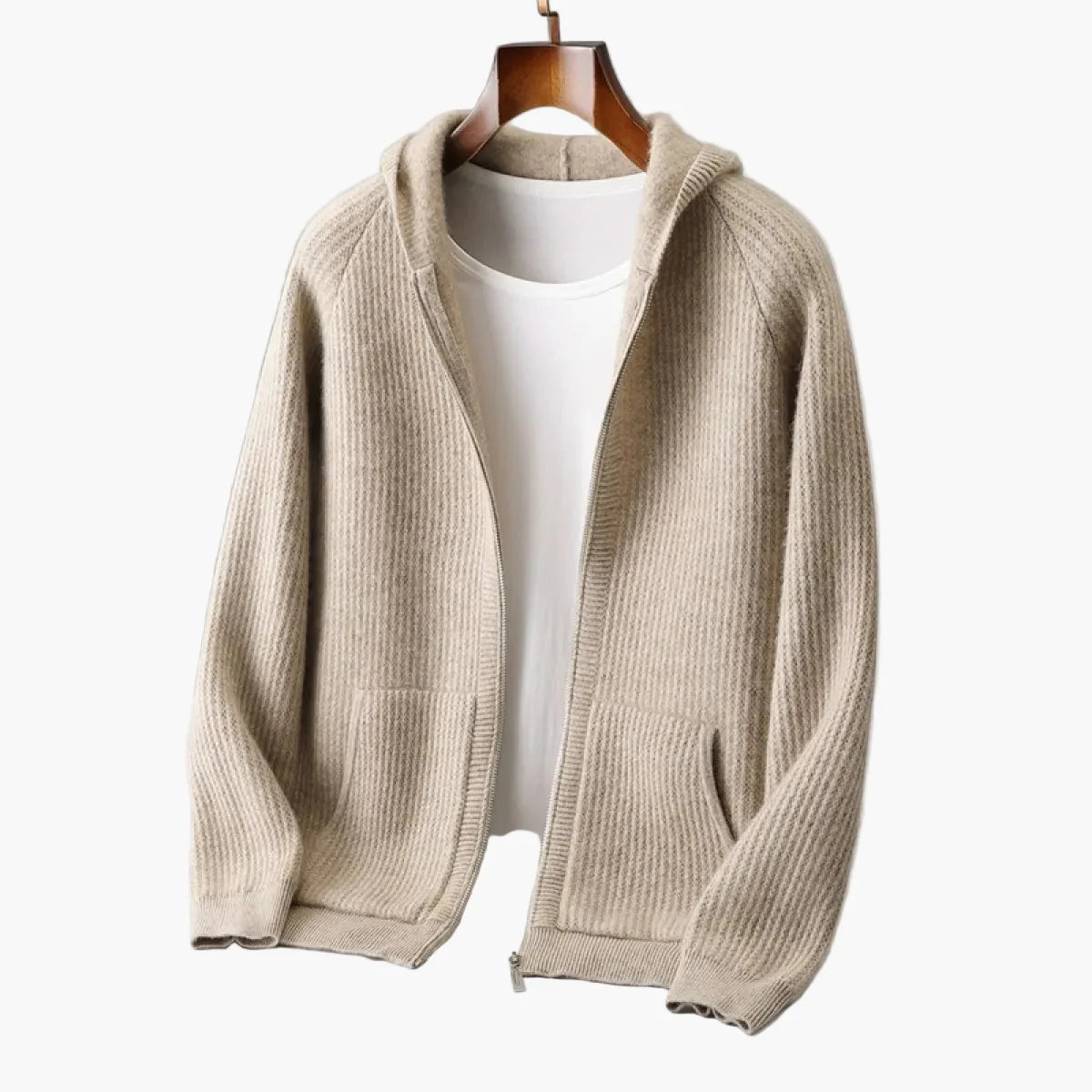 Felpa premium da uomo con cappuccio – Maglione moderno a maglia per tutti i giorni e tempo libero