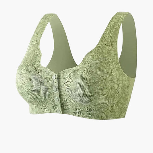 Soutien-gorge confort femme sans armatures – Soutien-gorge quotidien élégant et gainant avec fermeture devant