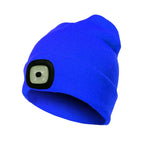 Warme beanie met LED-verlichting