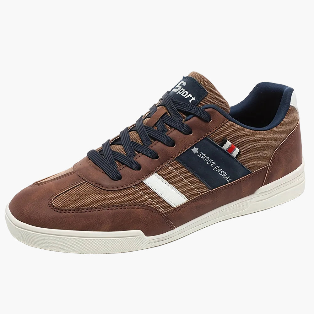 Męskie sneakersy w stylu vintage, super casual na co dzień i czas wolny