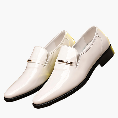 Mocassini eleganti da uomo – Scarpe lucide da abito per ufficio e occasioni formali