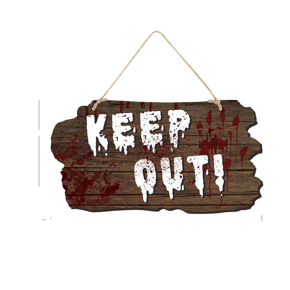 Set de plaques de porte Halloween – Décoration effrayante pour fêtes Halloween et porte-bonheur