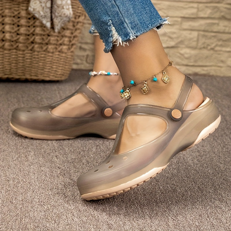 Damen Komfort-Sommersandalen – Modische Freizeit Mary Jane Schuhe für den Alltag