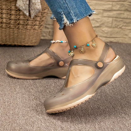 Damen Komfort-Sommersandalen – Modische Freizeit Mary Jane Schuhe für den Alltag