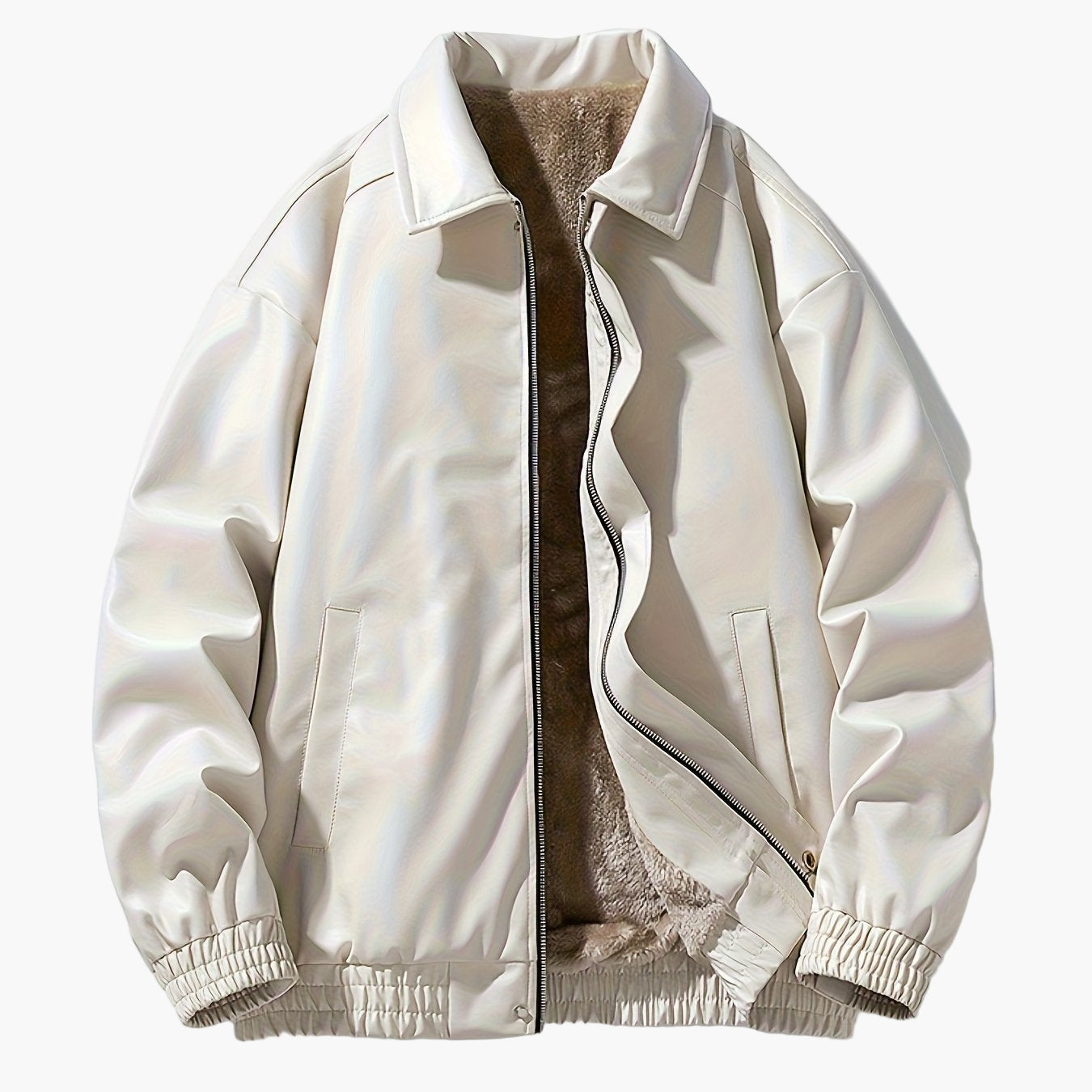 Bomber da uomo in stile street casual con cerniera – Ideale per tempo libero e tutti i giorni