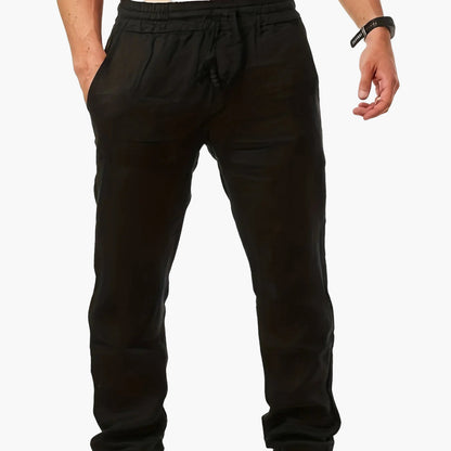 Pantalón casual para hombre con pierna recta – Pantalón de verano para uso diario y deporte