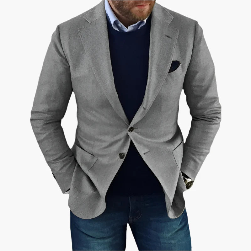 Heren Blazer Klassiek Elegant – Veelzijdig Colbert voor Kantoor, Evenement & Vrije Tijd