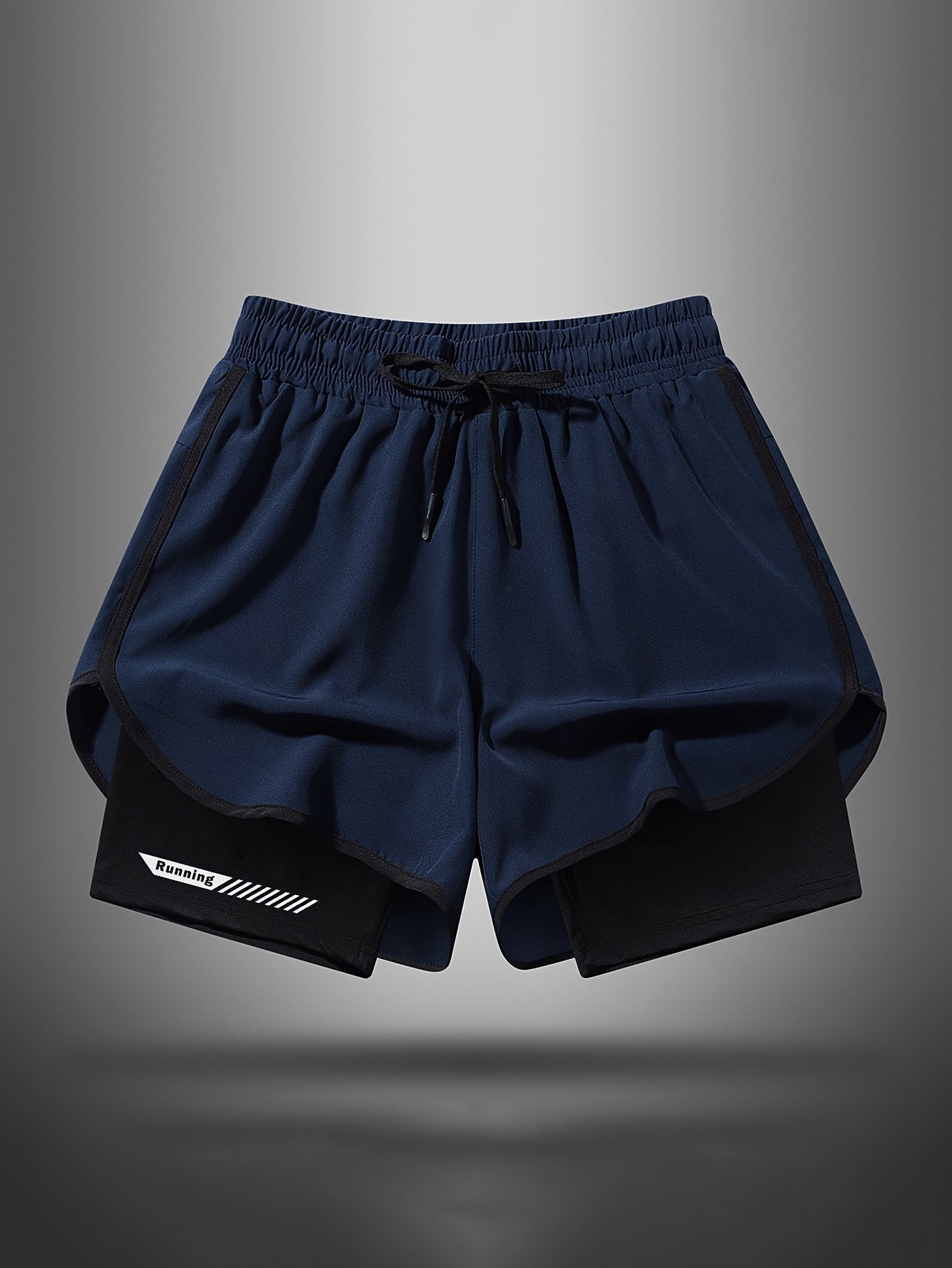 Pantaloncini da uomo 2-in-1 con pantaloncini interni – Perfetti per fitness, corsa e allenamento