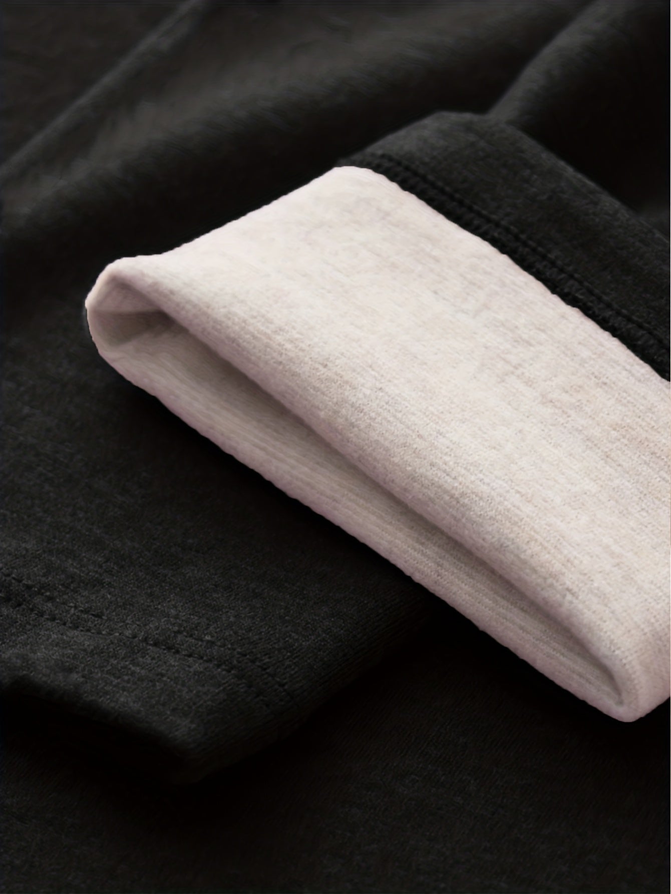 Damen Thermo Leggings Schwarz Hoher Bund Gefüttert