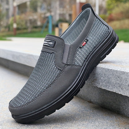 Herren Bequeme Slip-On Freizeitschuhe – Atmungsaktive Alltagsslipper für Stadt und Freizeit