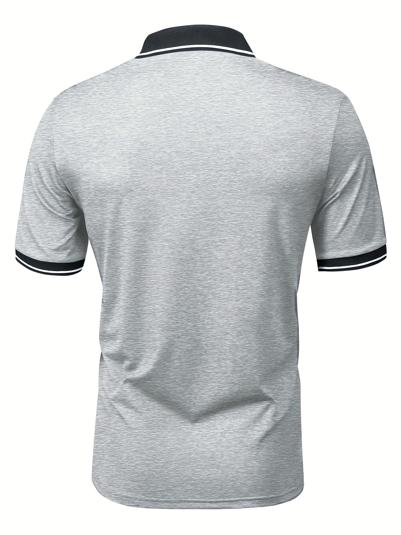 Herren Polo T-Shirt Modern Casual mit Kontrastkragen – Kurzarm für Alltag und Freizeit