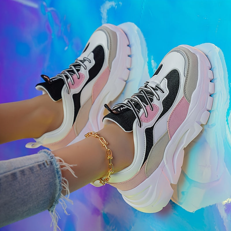 Dame Chunky Sneaker i moderne streetwear-design – Sportssko til fritid og fitness