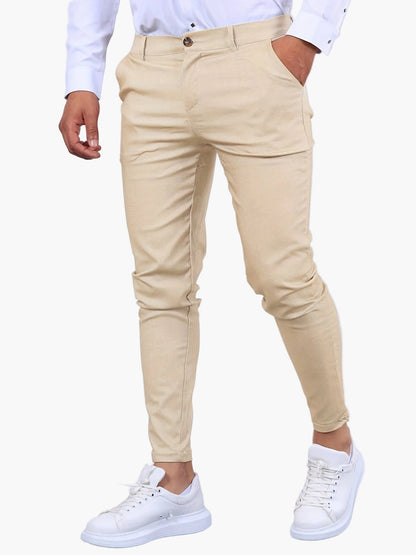 Herren Slim Fit Businesshose – Eleganter Anzugstil für Büro & Alltag
