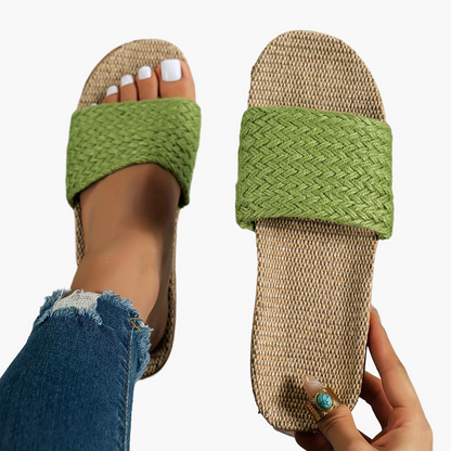Damen Komfort-Slipper Sandalen – Sommer Freizeit Pantoletten für Alltag & Strand