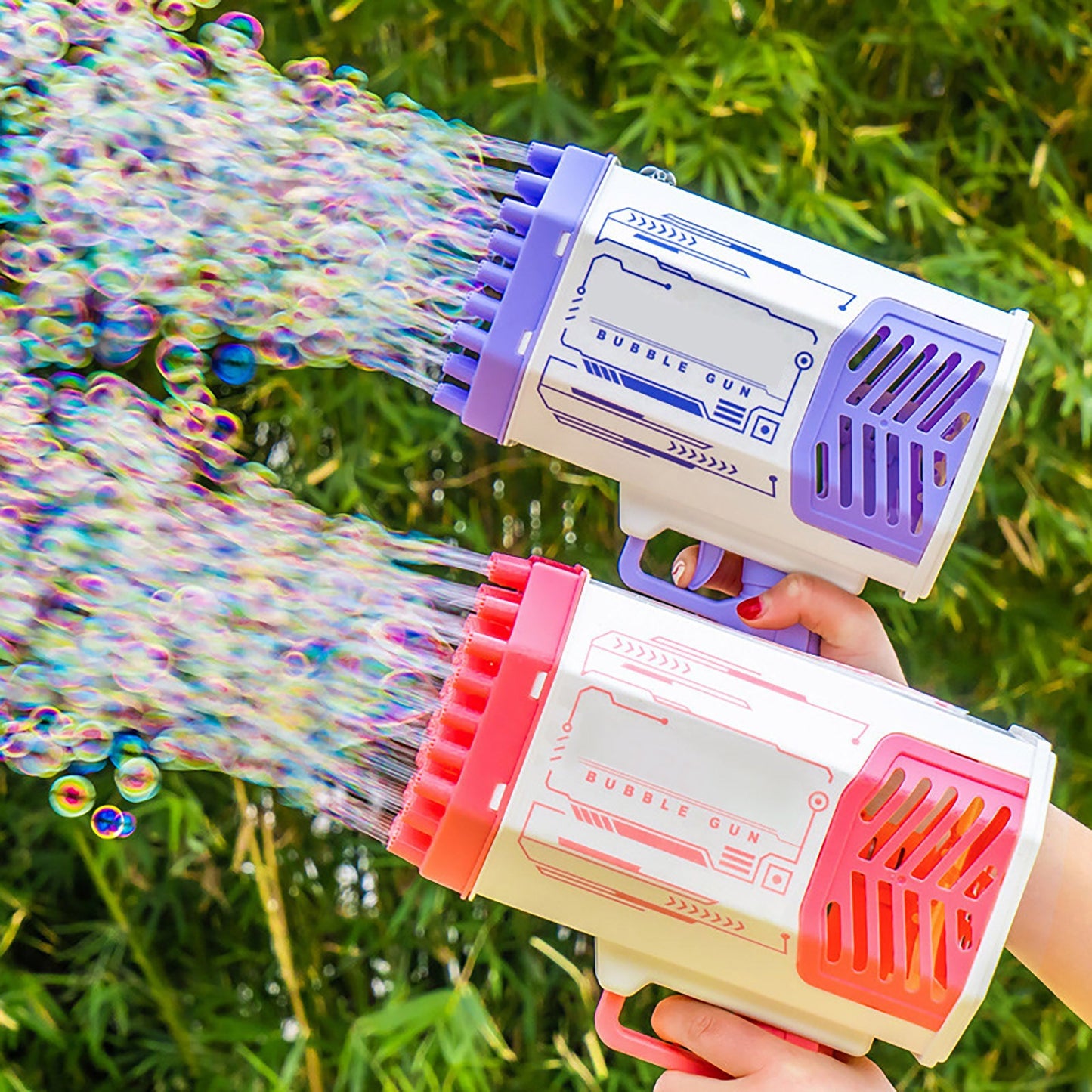 Kinder Bubble Gun Bazooka – Elektrische Seifenblasenmaschine