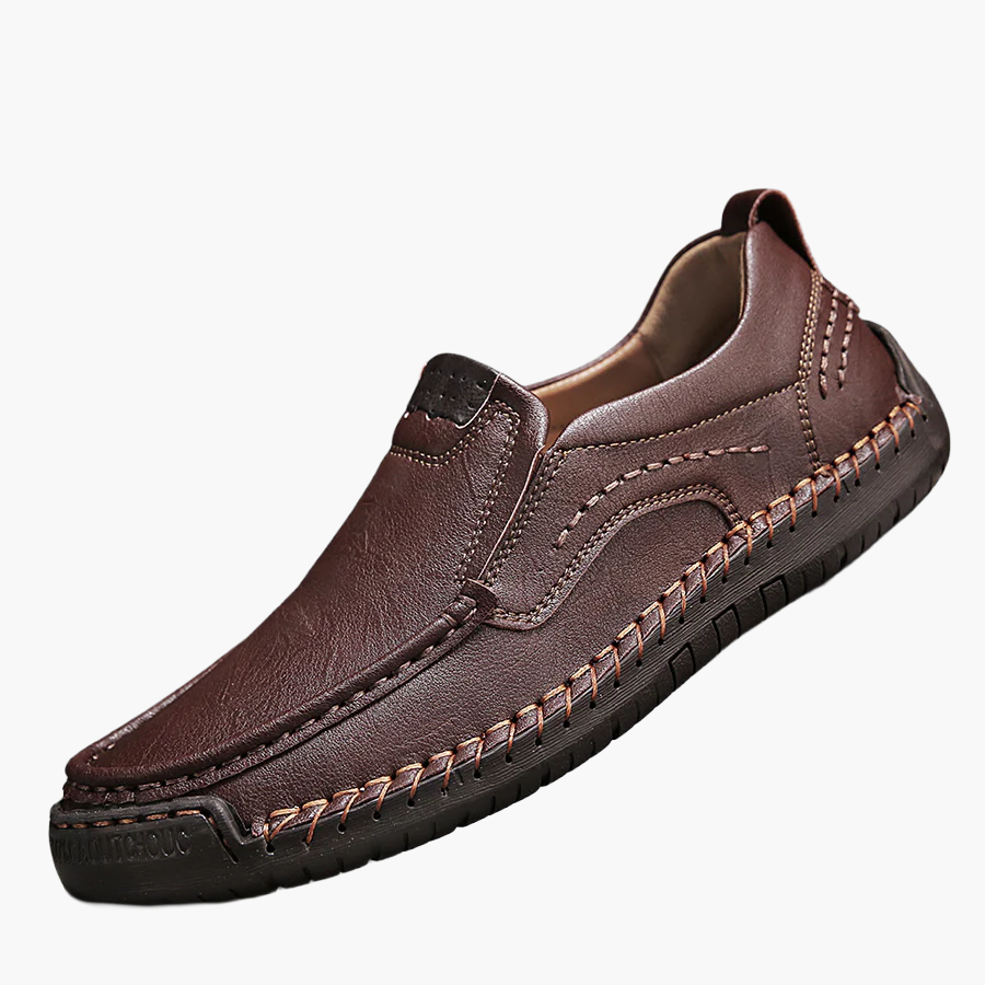 Herren slip-on fritidsskor – bekväma mokassin-slip-ins för vardag och kontor
