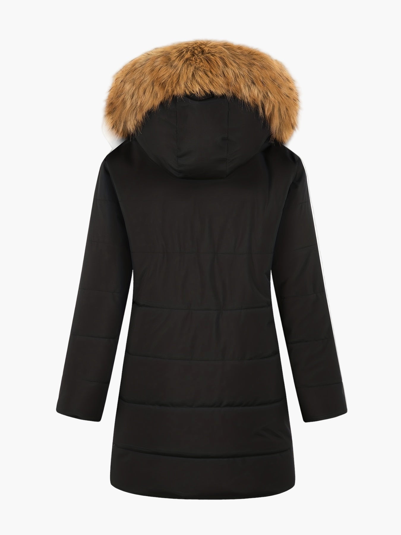 Damen Winterparka mit Kapuze und Kunstpelz – Modische warme Jacke für kalte Tage
