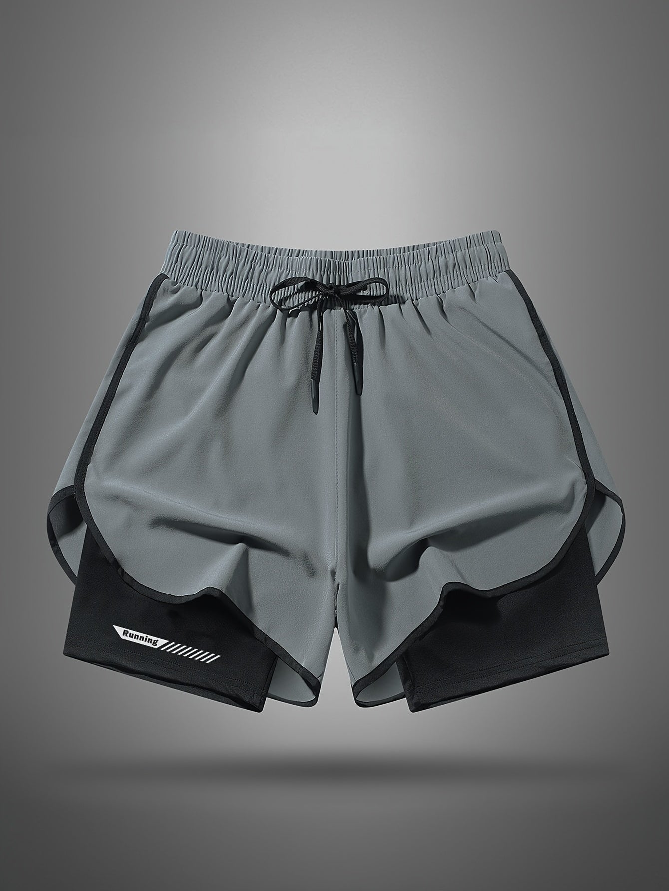 Pantaloncini da uomo 2-in-1 con pantaloncini interni – Perfetti per fitness, corsa e allenamento