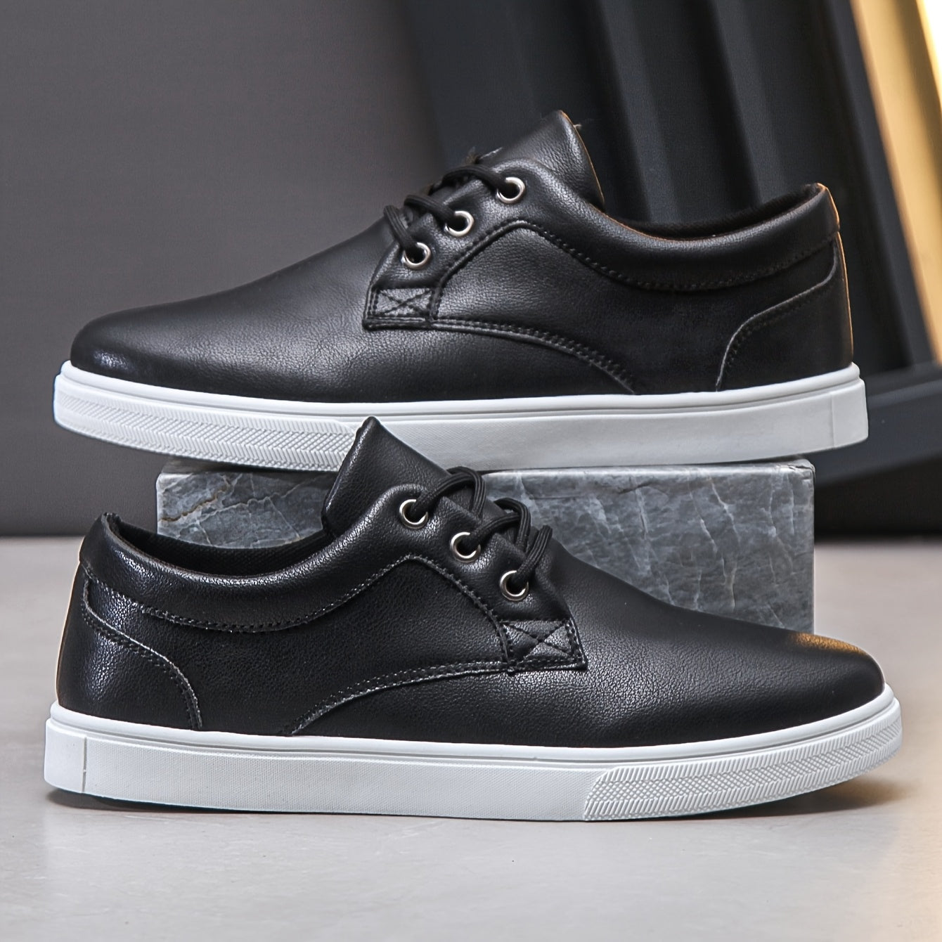 Herren Freizeitschuhe Low-Top Schnürschuhe Sportlicher Stil Alltag Komfort