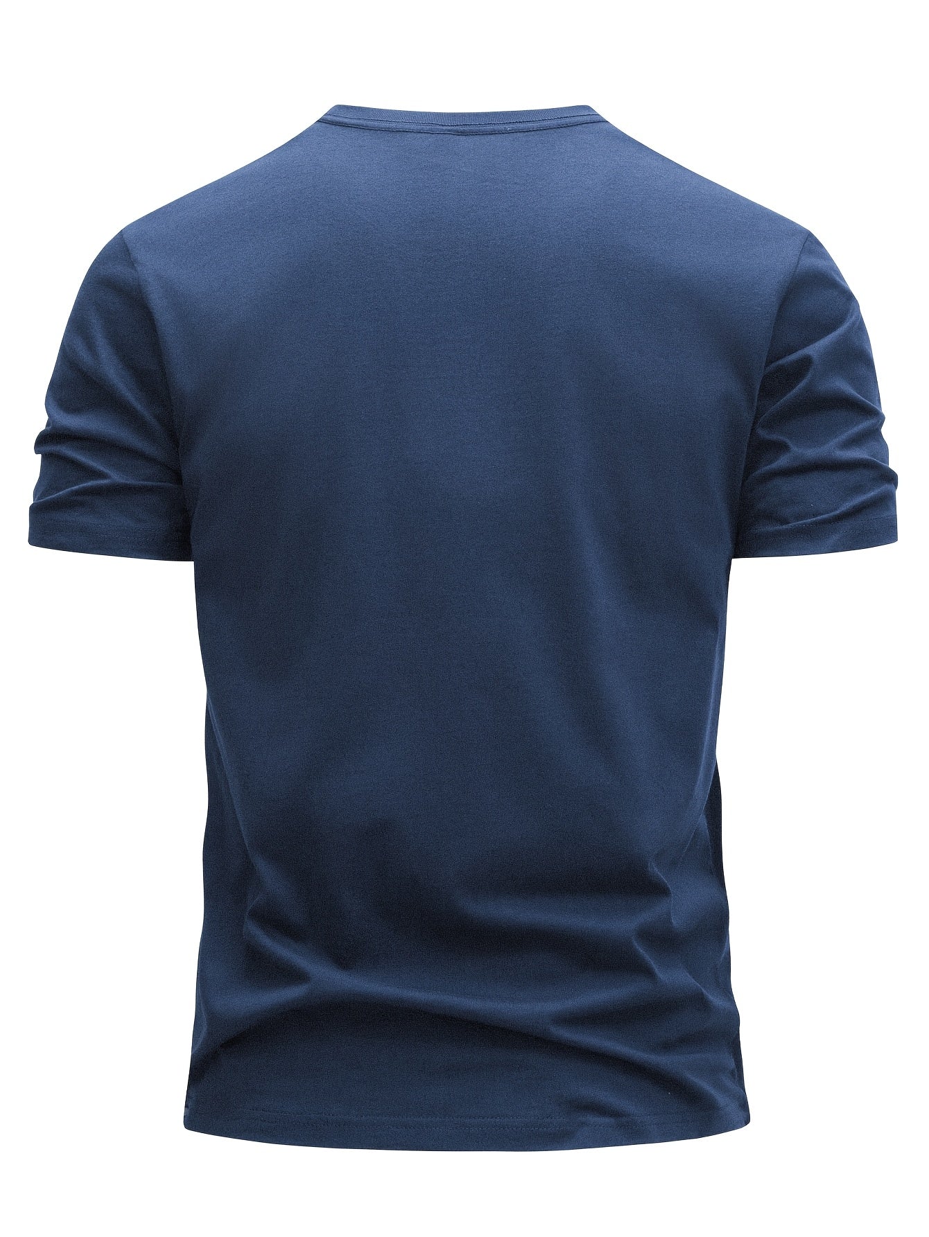 Herr T-shirt med modern minimaltryck - Casual streetwear för vardag och fritid
