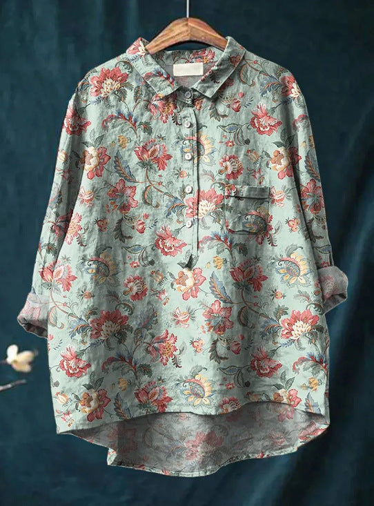 Rachael – Camicia da donna stile cardigan europeo e americano