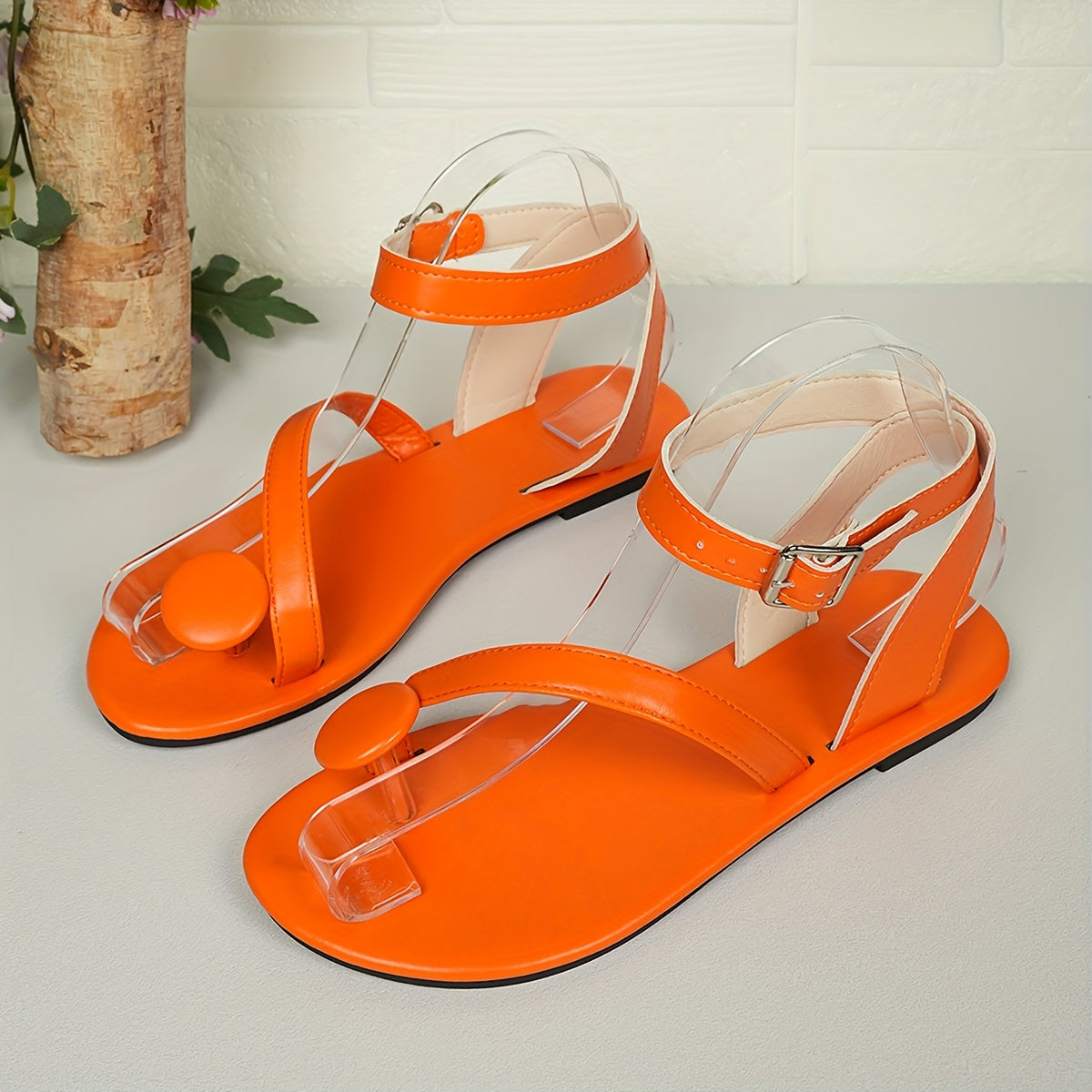 Sandali infradito da donna con cinturino asimmetrico e design moderno – Perfetti per estate e vacanze