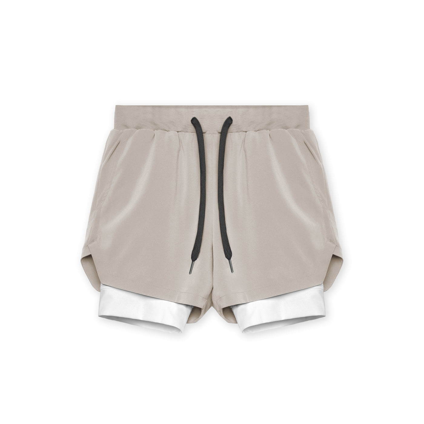 Herrsport- och löparshorts – Andningsbara fitnessshorts för träning och fritid