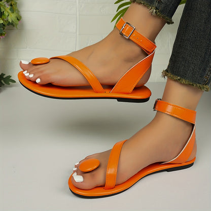 Sandali infradito da donna con cinturino asimmetrico e design moderno – Perfetti per estate e vacanze